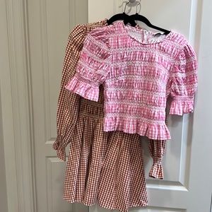 2 English Factory Gingham Print